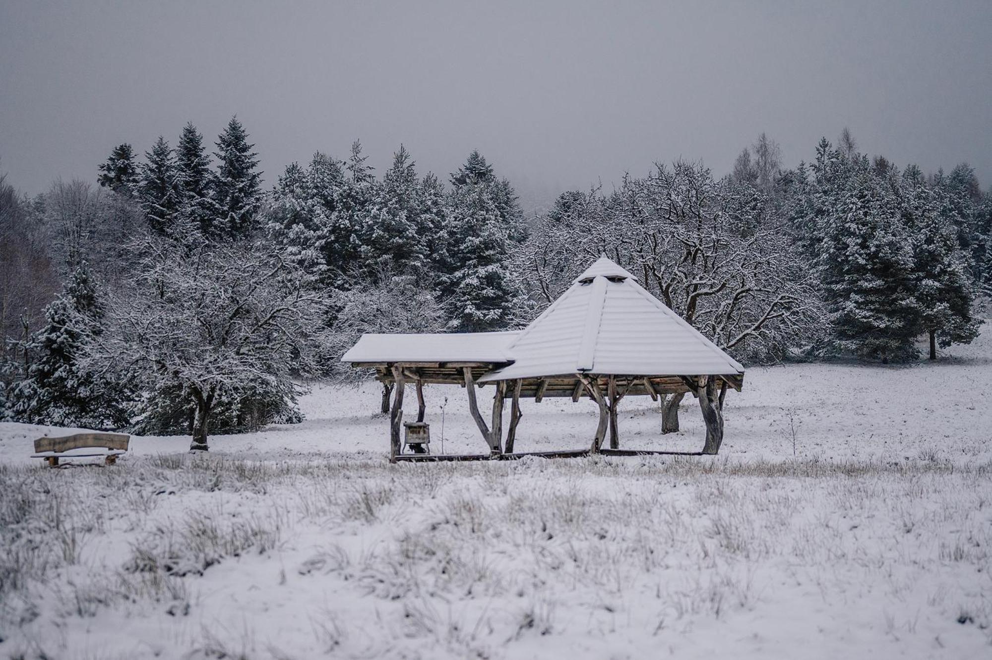 Vila Przystanek Ropienka Lesniczowka Exteriér fotografie
